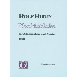 NACHTSTUECKE : FUER ALTSAXOPHON UND - Rolf Rudin