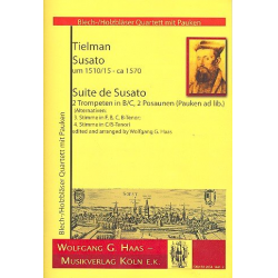 Suite de Susato : für 2 Trompeten und - Tielman Susato