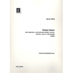 Stabat Mater : für Sopran, Kontratenor (Alt), - Arvo Pärt