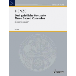 3 GEISTLICHE KONZERTE : - Hans Werner Henze / Arr. Moritz Eggert