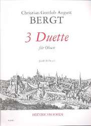 3 Duette : für 2 Oboen - Christian Gottlob Bergt