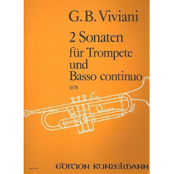 2 Sonaten : für Trompete und Bc - Giovanni Bonaventura Viviani