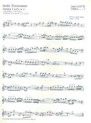 6 Triosonaten : für 2 Flöten (Violinen) - Johann Adolf Hasse