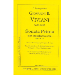 Sonata prima op.4,23 : - Giovanni Bonaventura Viviani
