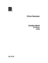Canteyodjaya : für Klavier - Olivier Messiaen