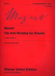 3 Rondos : für Klavier -Wolfgang Amadeus Mozart / Arr.Hans Kann