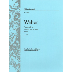 Concertino e-moll op. 45 - Carl Maria von Weber