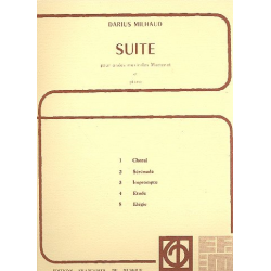 Suite : pour ondes Martenot et piano - Darius Milhaud