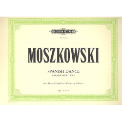 Spanischer Tanz op.12,1 : für -Moritz Moszkowski