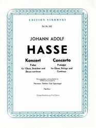 Konzert F-Dur : für Oboe, Streicher und Bc - Johann Adolf Hasse