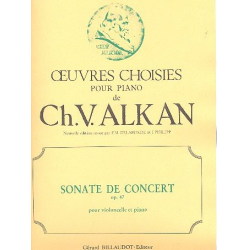 Sonate de concert op.47 : pour - Charles Henri Valentin Alkan