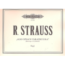 Also sprach Zarathustra für Orgel -Richard Strauss / Arr.Hans Georg Pflüger