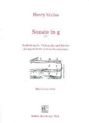 Sonate g-Moll : für Violoncello und Klavier - Henry Eccles