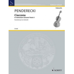 Ciaccona - In memoriam Giovanni Paolo II : - Krzysztof Penderecki