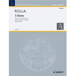 Duo A-Dur Nr.3 : für Violine - Alessandro Rolla