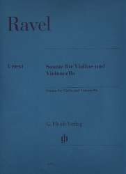 Sonate : für Violine und Violoncello - Maurice Ravel