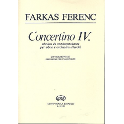 Concertino no.4 for oboe and string orchestra : - Ferenc Farkas