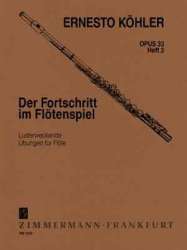 Der Fortschritt im Flötenspiel op.33 Band 3 : - Ernesto Köhler
