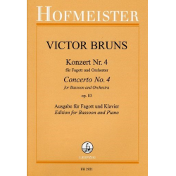 Konzert Nr.4 op.83 für Fagott und Orchester - Victor Bruns
