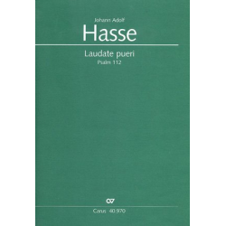 Laudate pueri (Psalm 112) : für - Johann Adolf Hasse