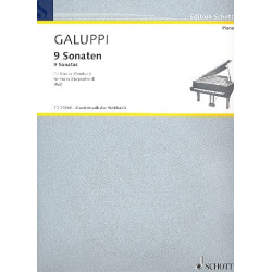 9 Sonaten : für Klavier - Baldassare Galuppi
