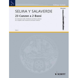 Canzon 23 à due bassi : - Bartolo Selma y Salaverde