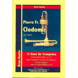 12 Duos op.15 : für 2 Trompeten - Pierre Clodomir