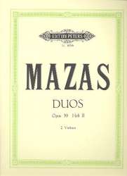 6 Duos op.39 Band 2 (Nr.4-6) : - Jacques Mazas