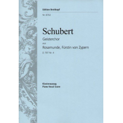 Geisterchor aus Rosamunde, Fürstin - Franz Schubert / Arr. Franz Müller-Busch