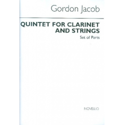 Quintet : for clarinet, 2 violins, viola - Gordon Jacob