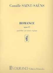 Romance op.37 : pour flûte et piano - Camille Saint-Saens