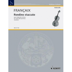 Rondino-Staccato : für Violoncello - Jean Francaix / Arr. Maurice Gendron