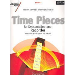 Time Pieces for Descant/Soprano Recorder, Vol. 1 - Kathryn Bennetts