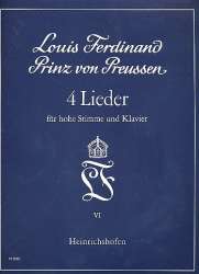 4 Lieder Band 6 : für hohe Singstimme -Prinz von Preußen Louis Ferdinand