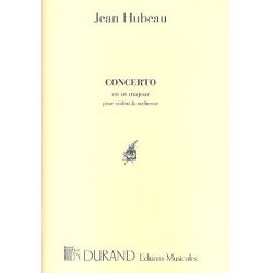 Concerto ut majeur pour violon et - Jean Hubeau