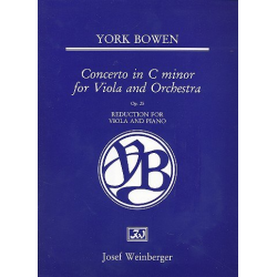 Concerto c minor op.25 for viola - Edwin York Bowen
