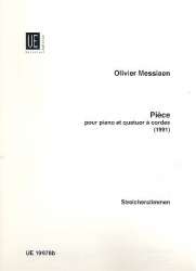 Pièce pour piano et quatuor - Olivier Messiaen