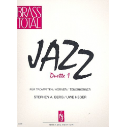 Jazz Duette 1 für Trompeten/ Hörner / Tenorhörner -Uwe Heger / Arr.Stephen A. Berg