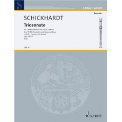 Sonate e-Moll op.16,10 : - Johann Christian Schickhardt