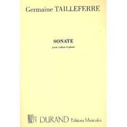 Sonate : pour violon et piano - Germaine Tailleferre
