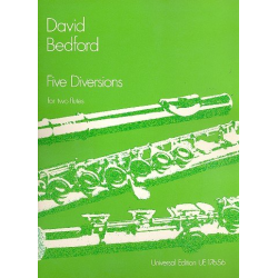 5 Diversions : for 2 flutes - David Bedford