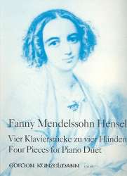 4 Stücke : für Klavier zu - Fanny Cecile Mendelssohn (Hensel)