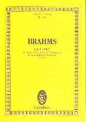 Quartett g-Moll op.25 : für Klavier, - Johannes Brahms