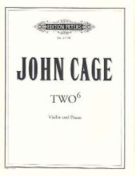 Two/6 : for violin and piano - John Cage