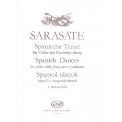 Spanyol tancok op.21,1 für - Pablo de Sarasate