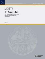 5 Lieder : für Singstimme und Klavier - György Ligeti