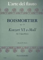 Konzert e-Moll op.15 Nr.6 : für - Joseph Bodin de Boismortier
