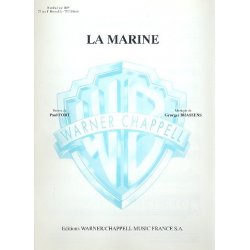 La Marine : pour piano/chant/guitare - Georges Brassens