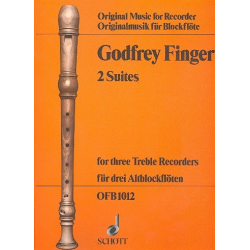 2 Suites : for 3 treble recorders - Gottfried Finger
