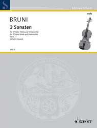 3 Sonaten op.27 : für 2 Violen - Antonio Bartolomeo Bruni